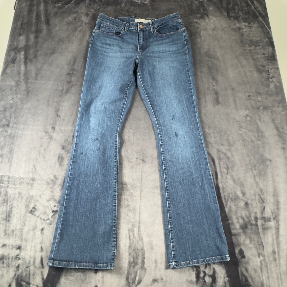 Levi Strauss Signature Bootcut Jeans Womens 10L Blue Mid Rise W30 L34